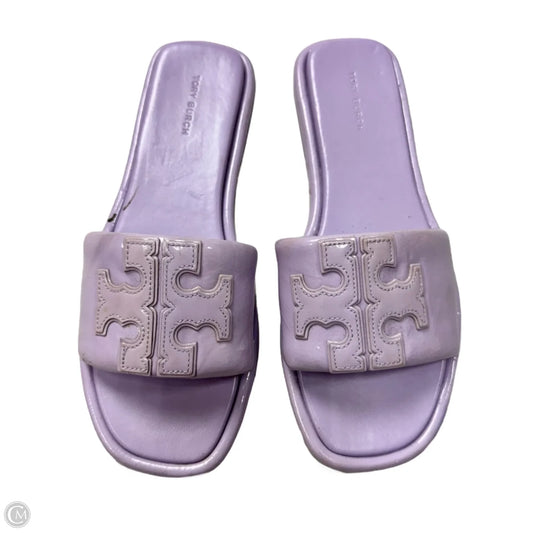 Sandals Designer By Tory Burch In Purple, Size: 8
