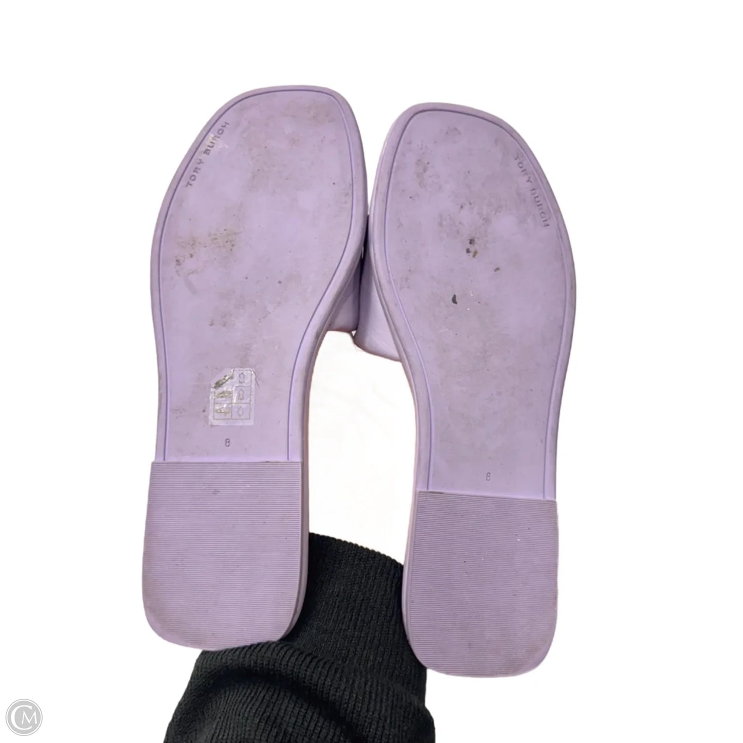 Sandals Designer By Tory Burch In Purple, Size: 8