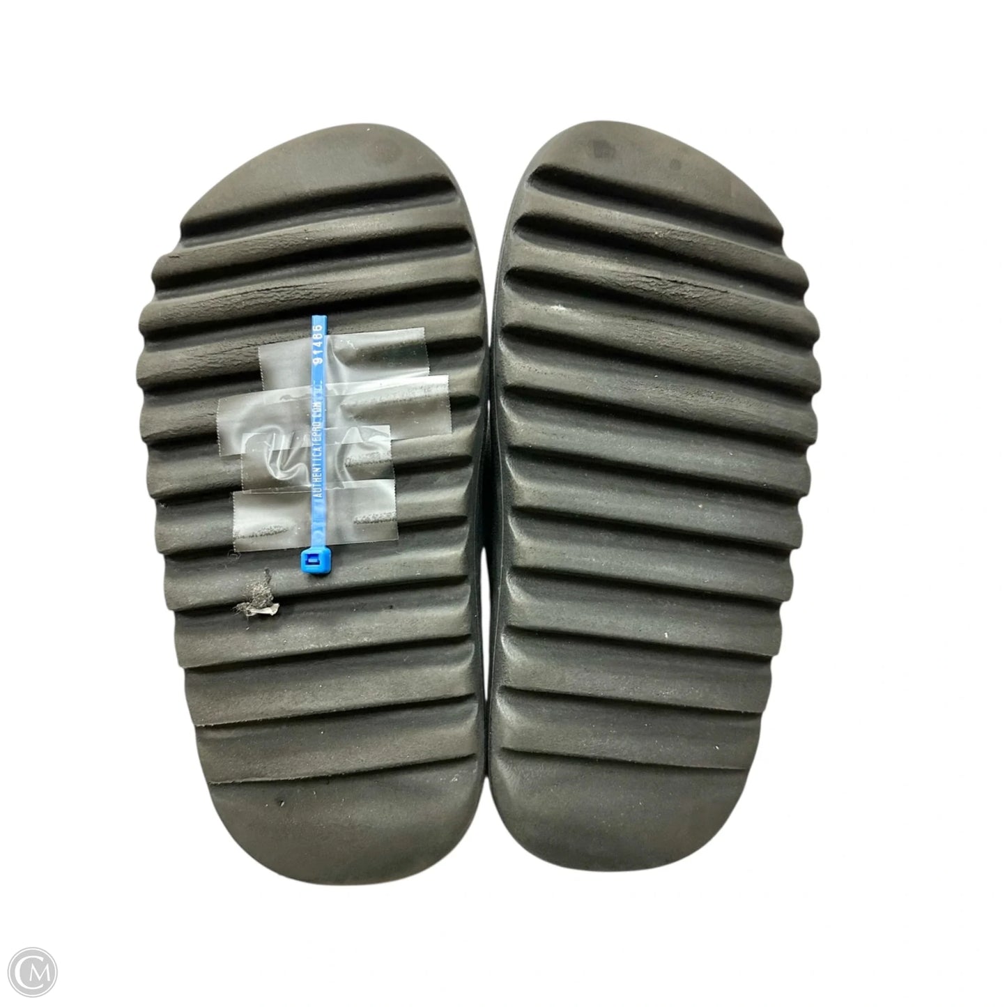 Sandals Luxury Designer By Yeezy In Black, Size: 5