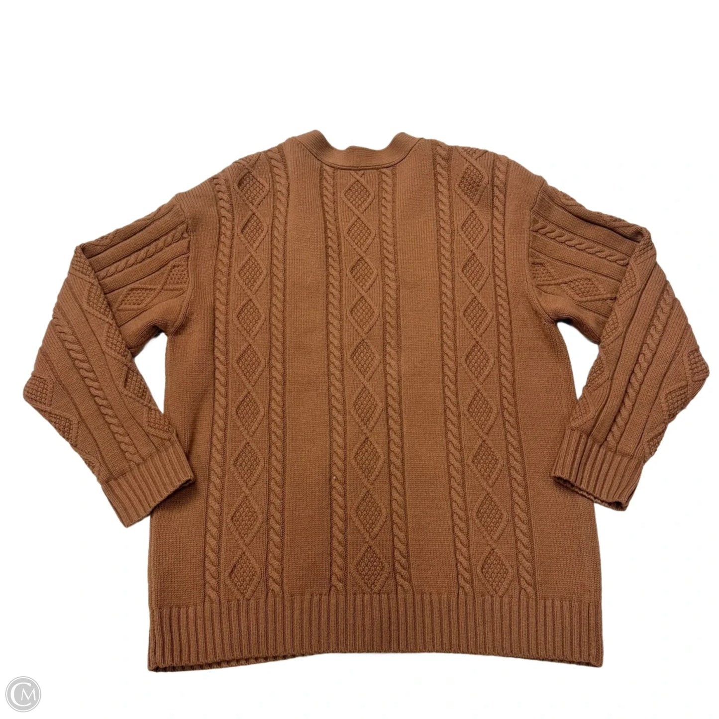 Sweater Cardigan By Aritzia In Brown, Size: M