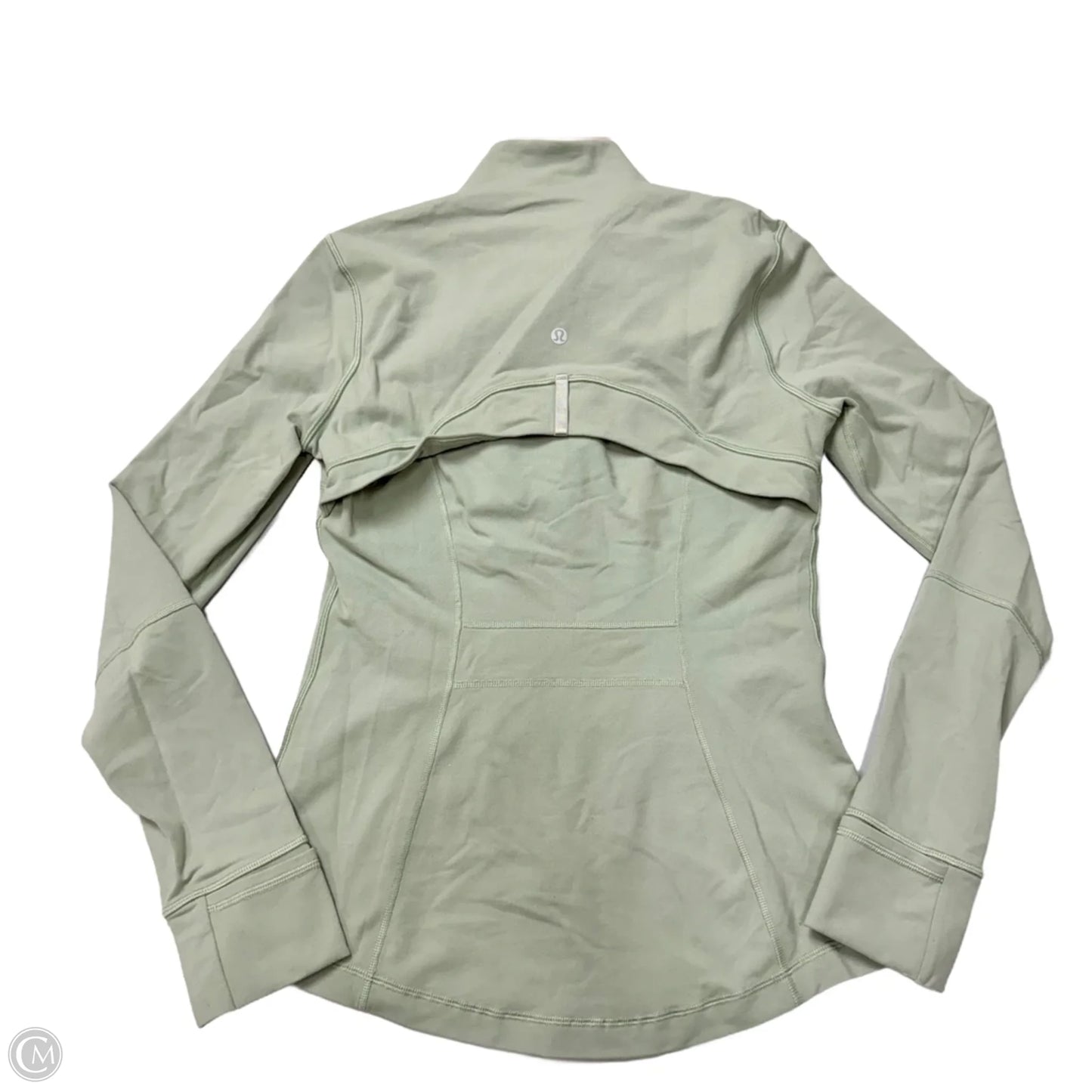 Athletic Jacket By Lululemon In Green, Size: M