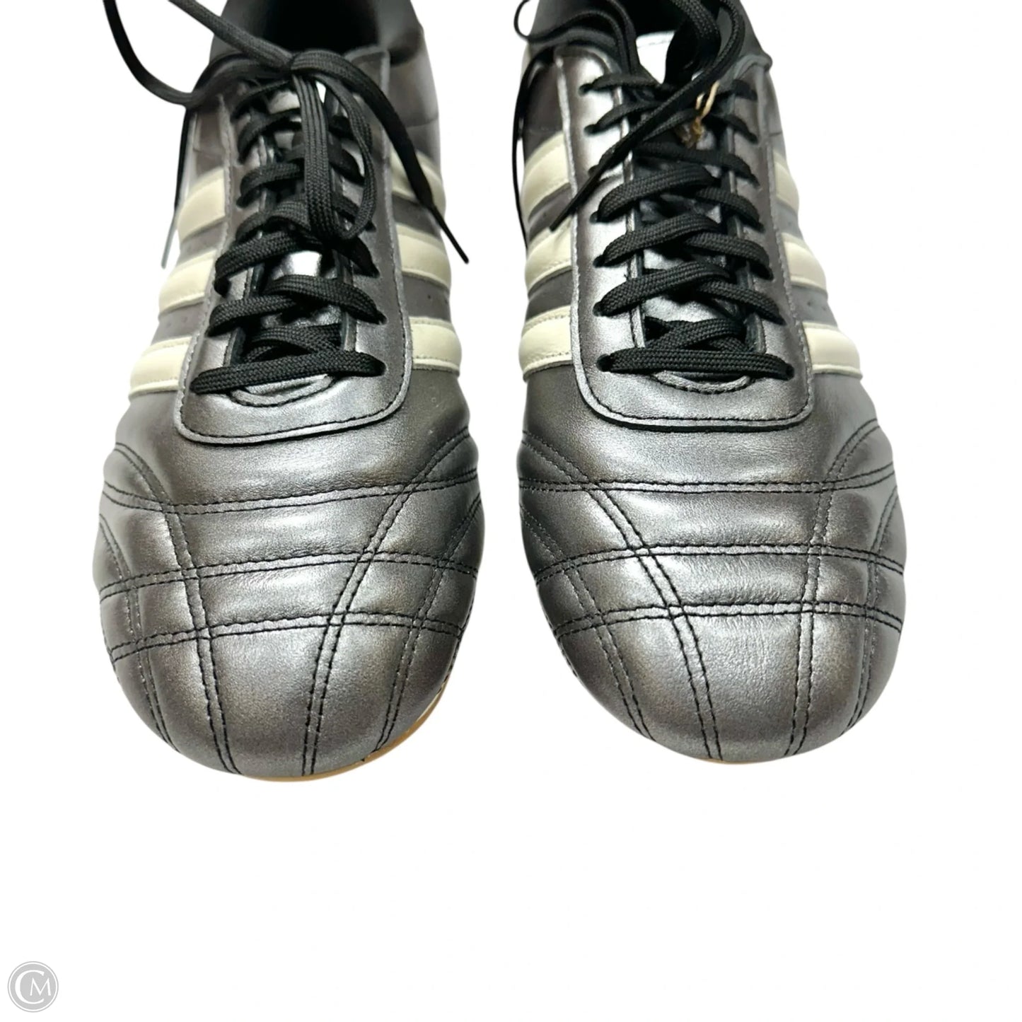 Shoes Sneakers By Adidas In Silver, Size: 12
