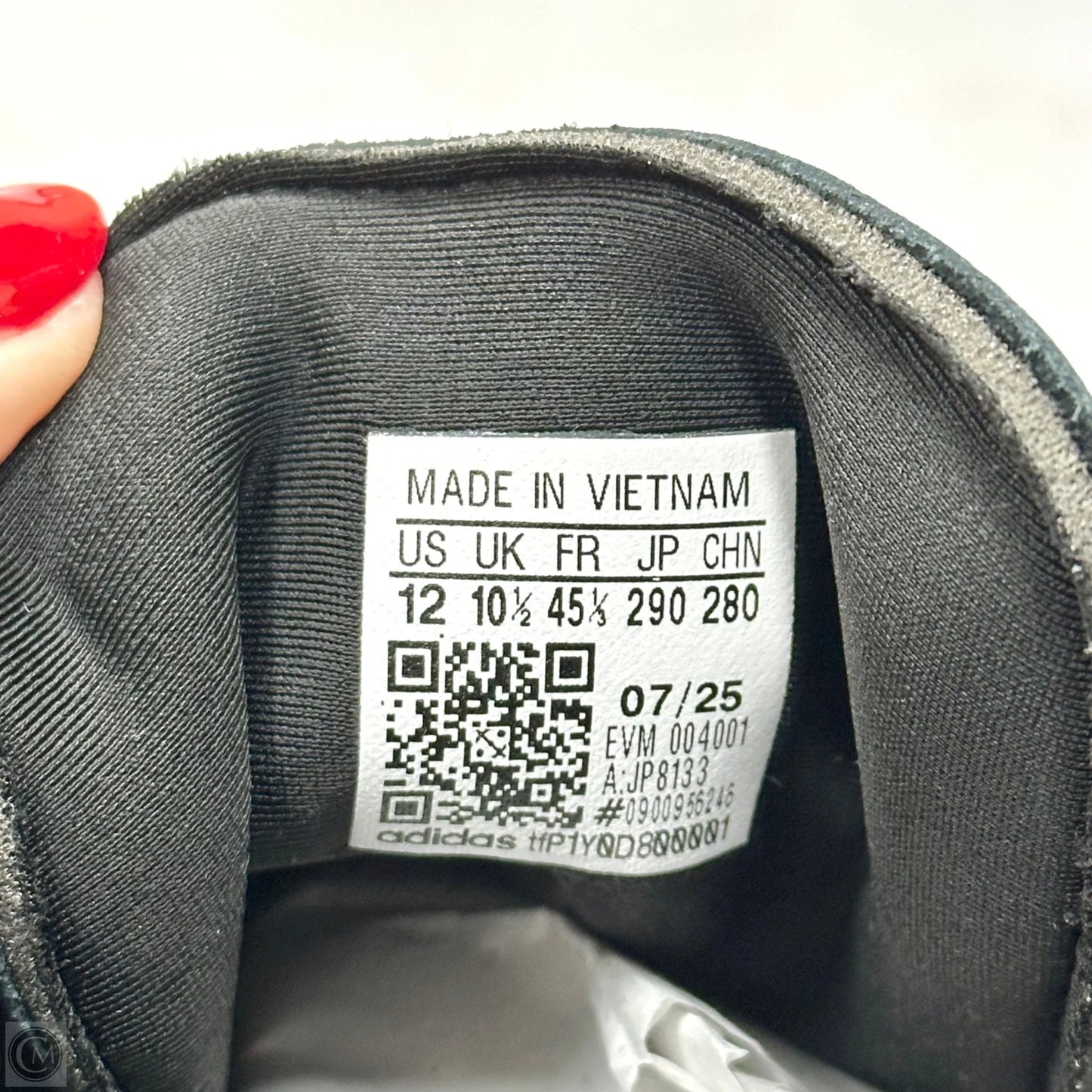 Shoes Sneakers By Adidas In Silver, Size: 12