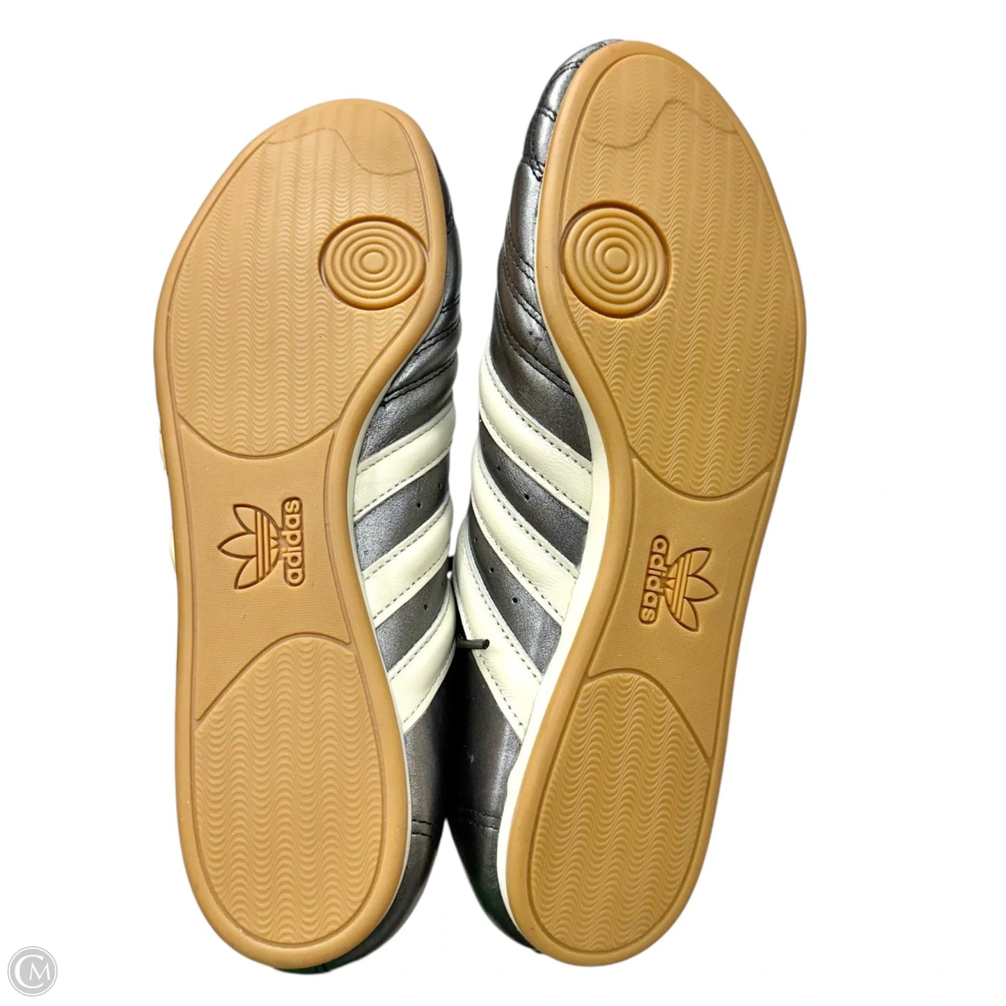 Shoes Sneakers By Adidas In Silver, Size: 12