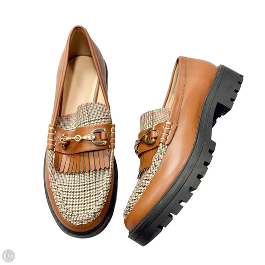 Shoes Flats By Loft In Brown, Size: 6