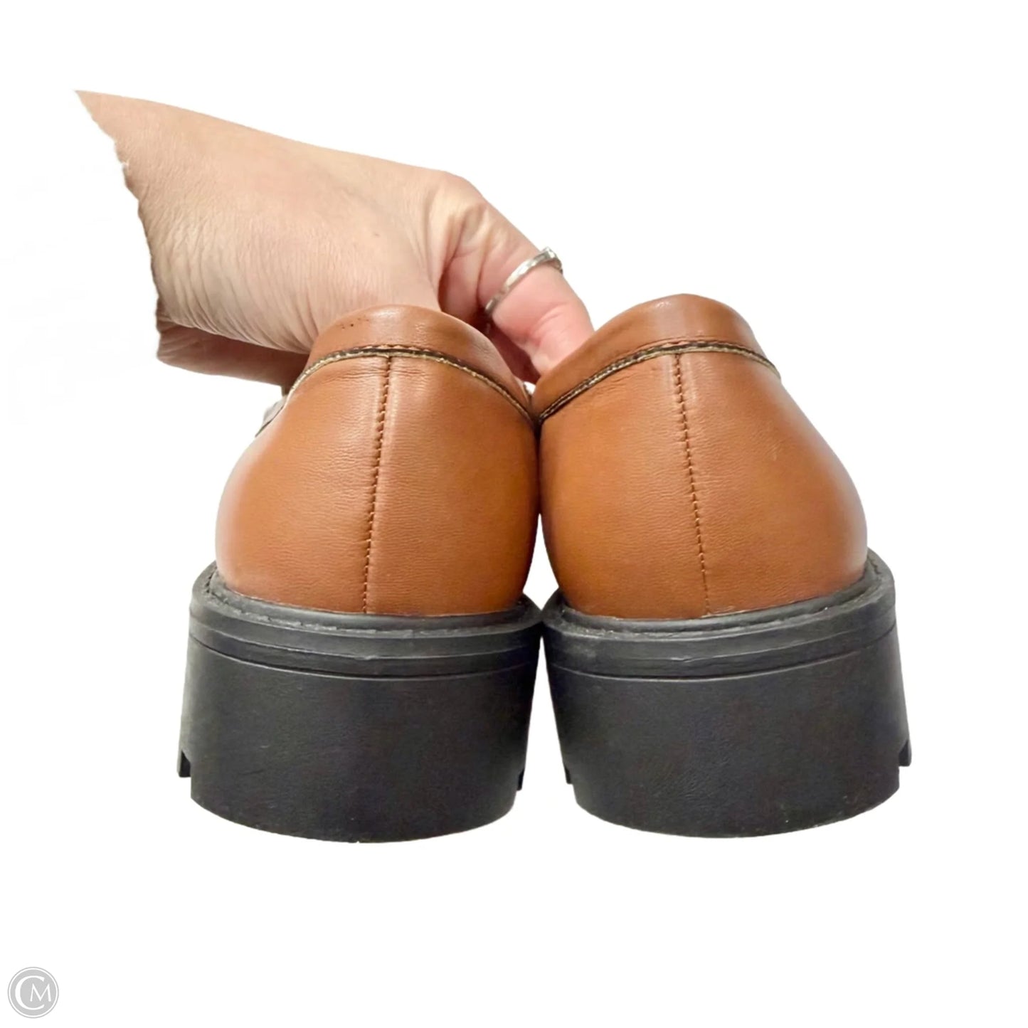 Shoes Flats By Loft In Brown, Size: 6