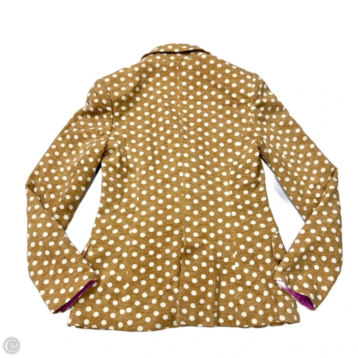 Blazer By Anthropologie In Polkadot Pattern, Size: S
