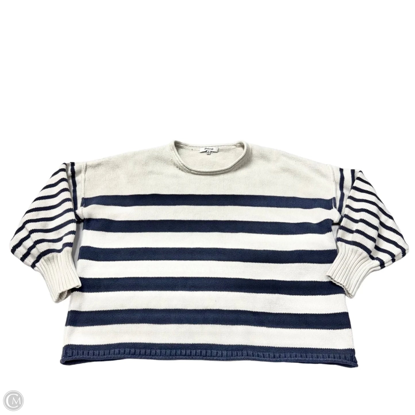 Sweater By Madewell In Striped Pattern, Size: M