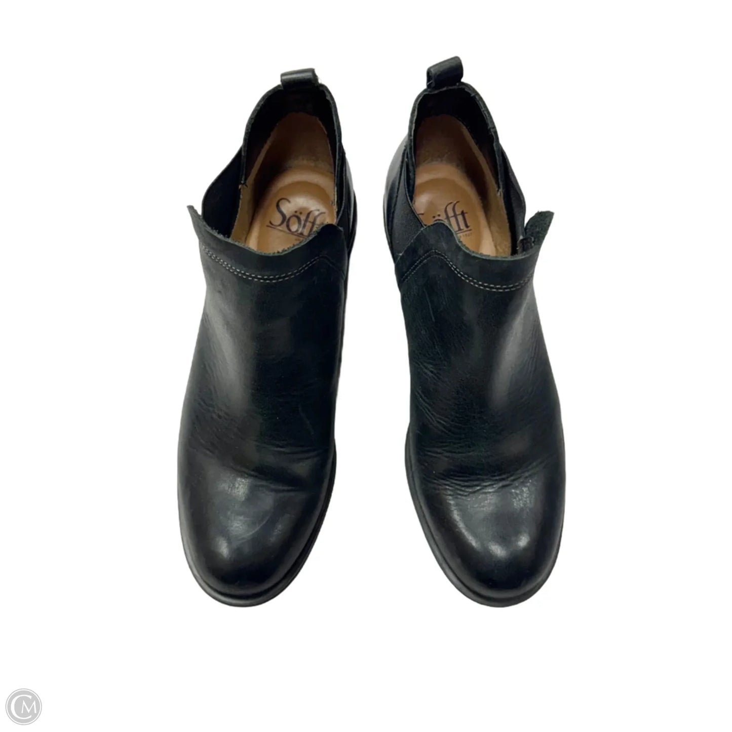 Boots Leather By Sofft In Black, Size: 6