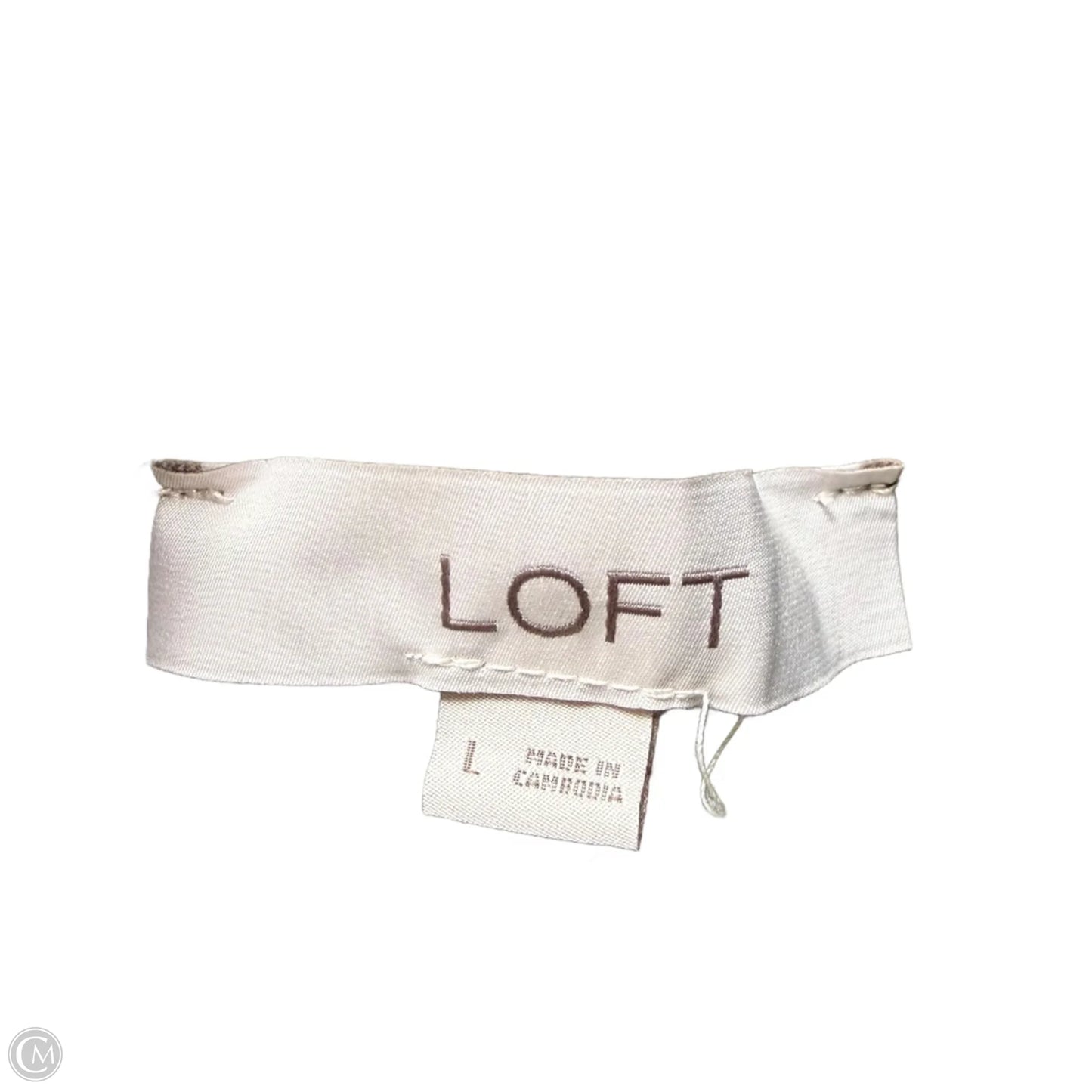 Sweater Cardigan By Loft In Green, Size: L