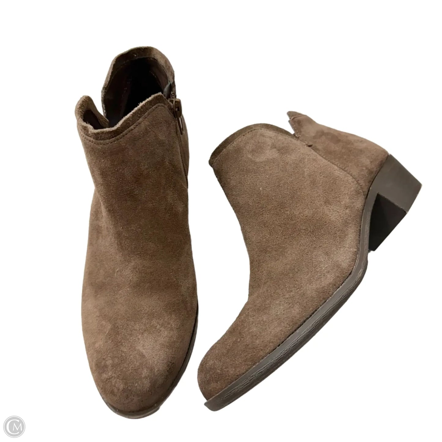 Boots Leather By Lucky Brand In Brown, Size: 8