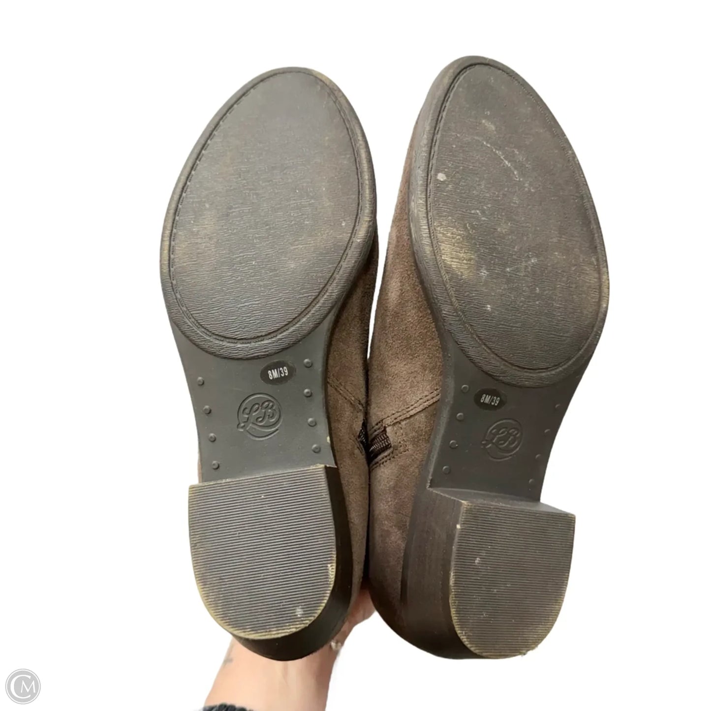 Boots Leather By Lucky Brand In Brown, Size: 8