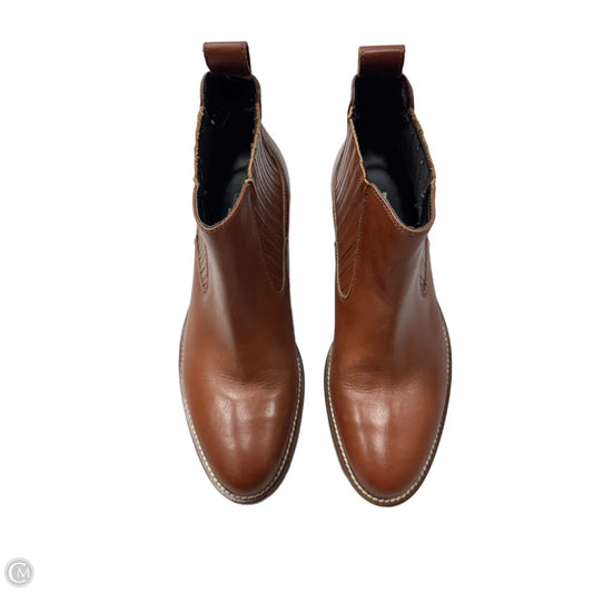 Boots Leather By Coach And Four In Brown, Size: 7