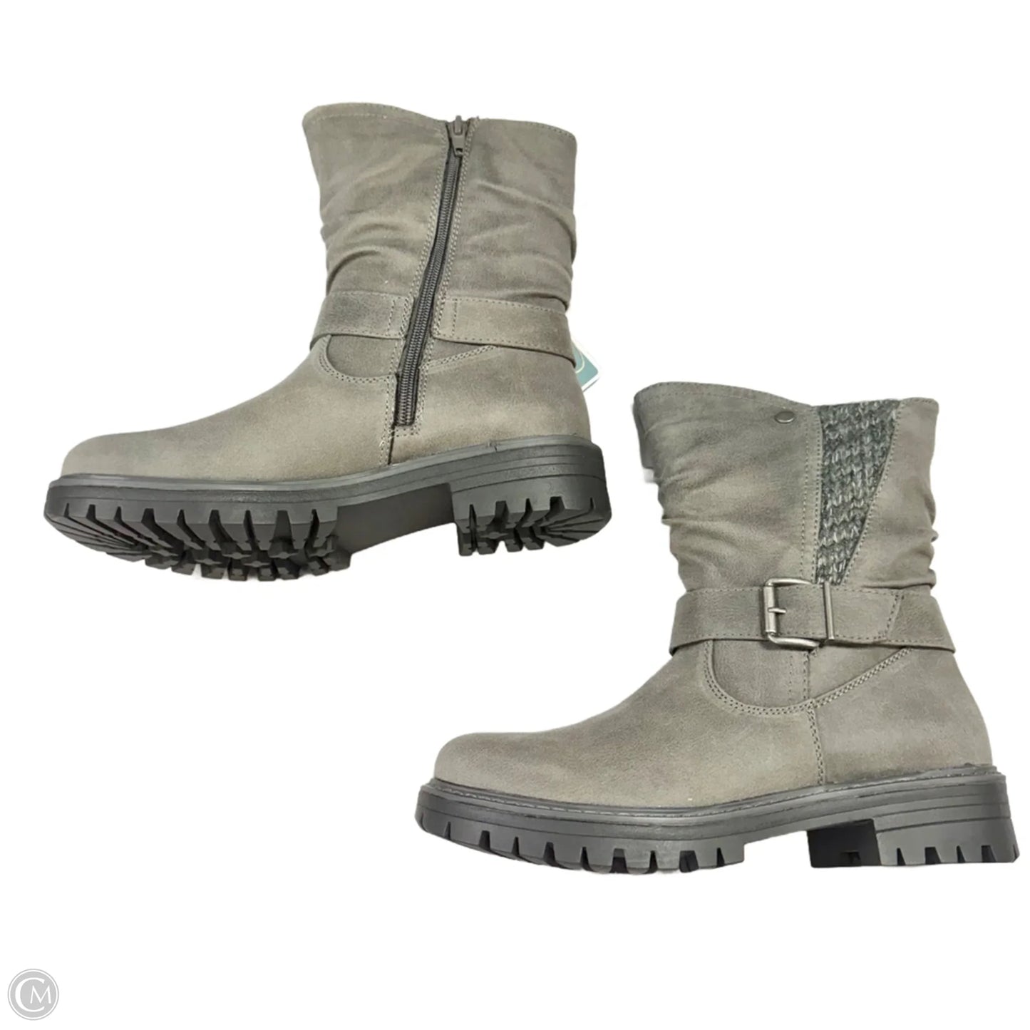 Boots Ankle Flats By Cliffs By White Mountain In Grey, Size: 8