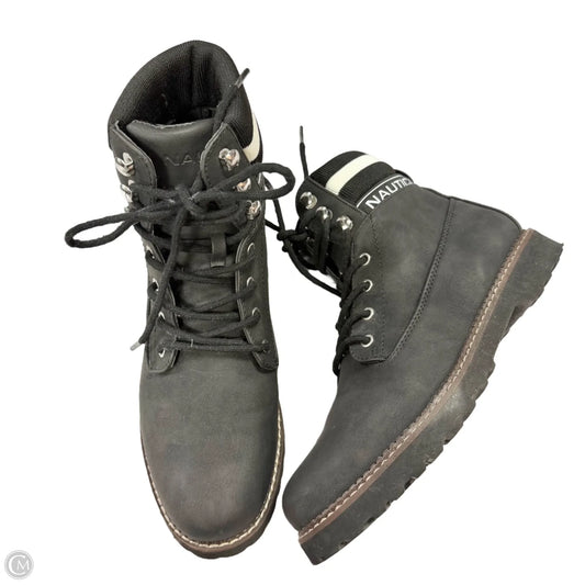 Boots Combat By Nautica In Black, Size: 8.5