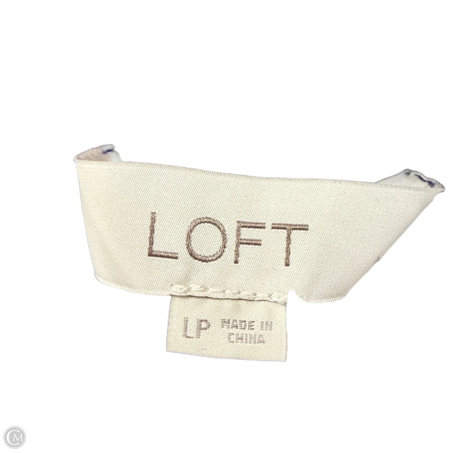 Dress Sweater By Loft In Striped Pattern, Size: Lp