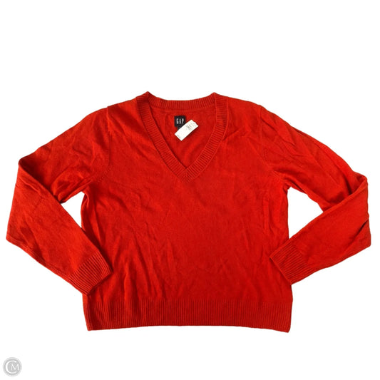 Sweater By Gap In Orange, Size: L