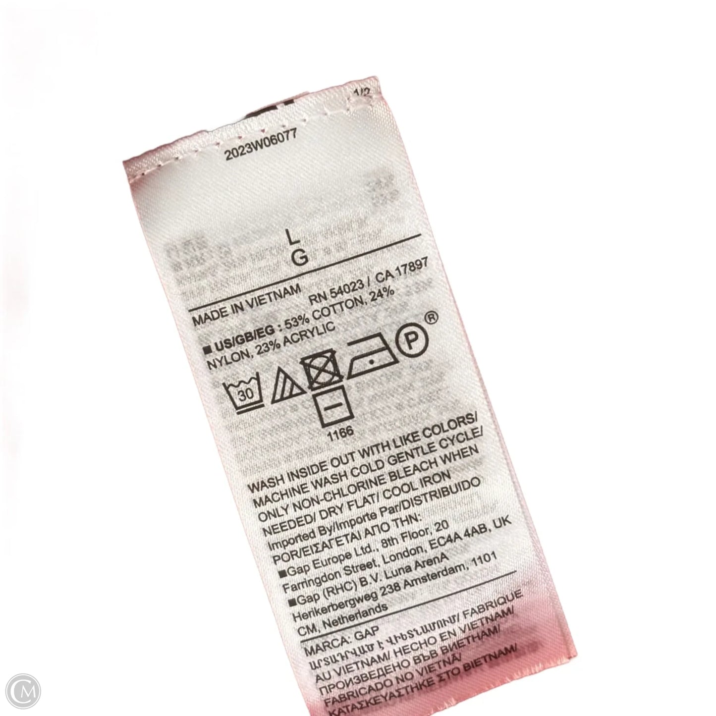 Sweater By Gap In Orange, Size: L