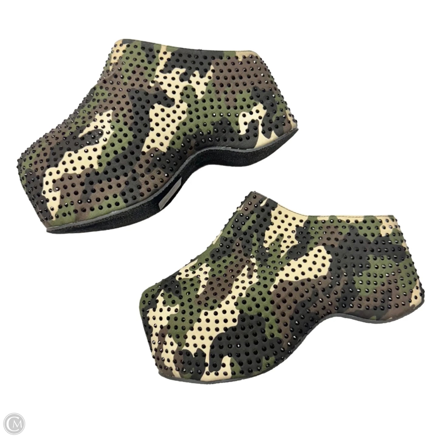 Shoes Heels Platform By Azalea Wang In Camouflage Print, Size: 8.5