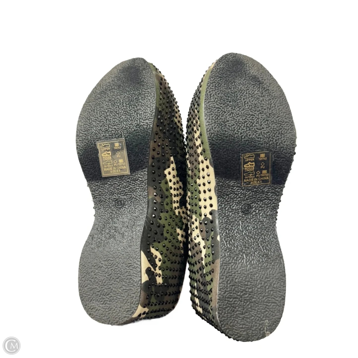 Shoes Heels Platform By Azalea Wang In Camouflage Print, Size: 8.5