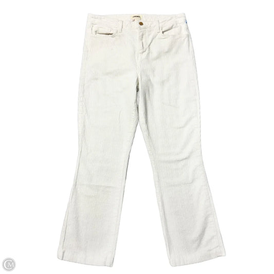 Pants Corduroy By L Agence In White, Size: 10