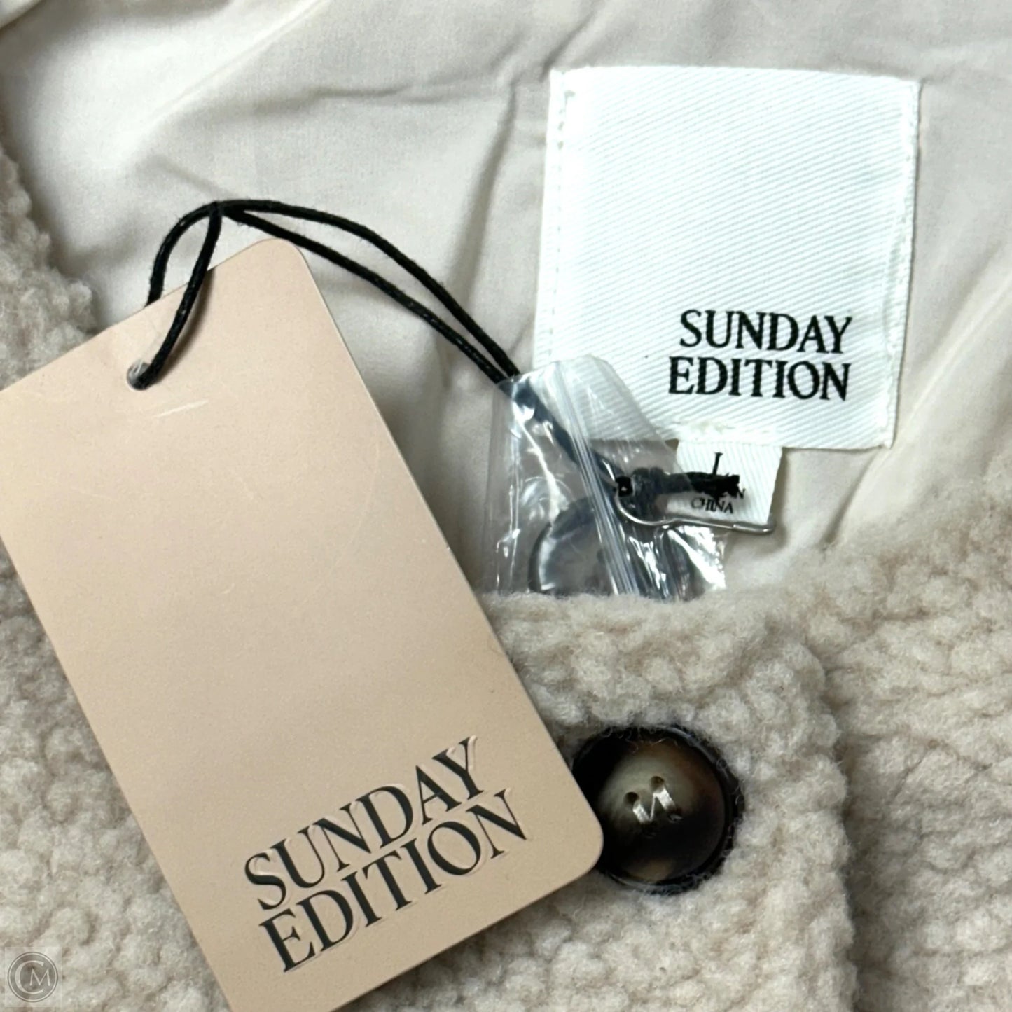 Jacket Faux Fur & Sherpa By Sunday Edition In Tan, Size: L