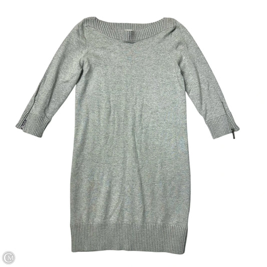 Dress Sweater By Michael By Michael Kors In Grey, Size: L