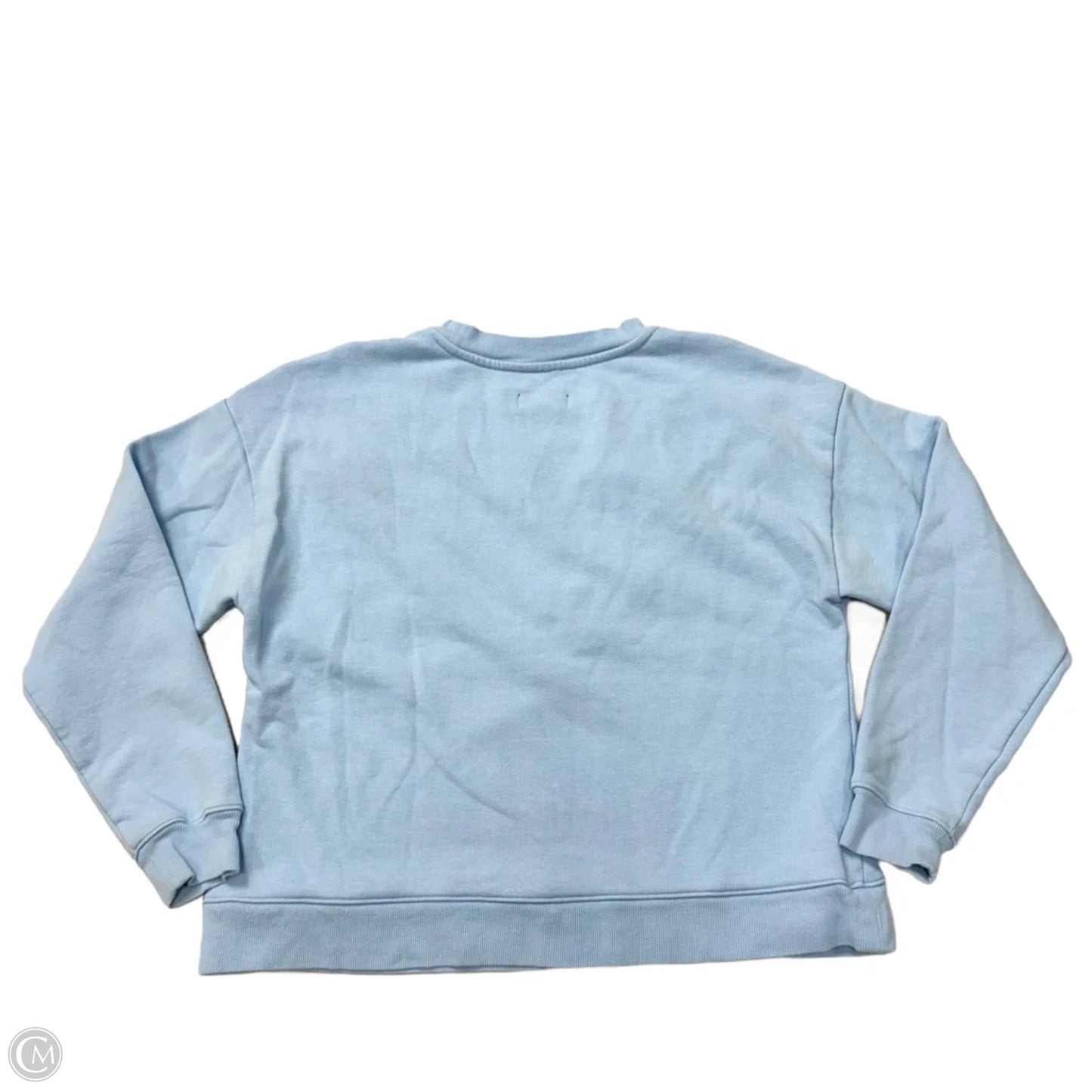 Sweatshirt Crewneck By Maeve In Blue & White, Size: S