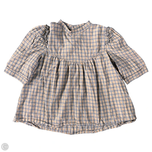 Top Short Sleeve By Citizens Of Humanity In Checkered Pattern, Size: M