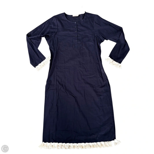 Swimwear Cover-up Designer By Tory Burch In Navy, Size: M
