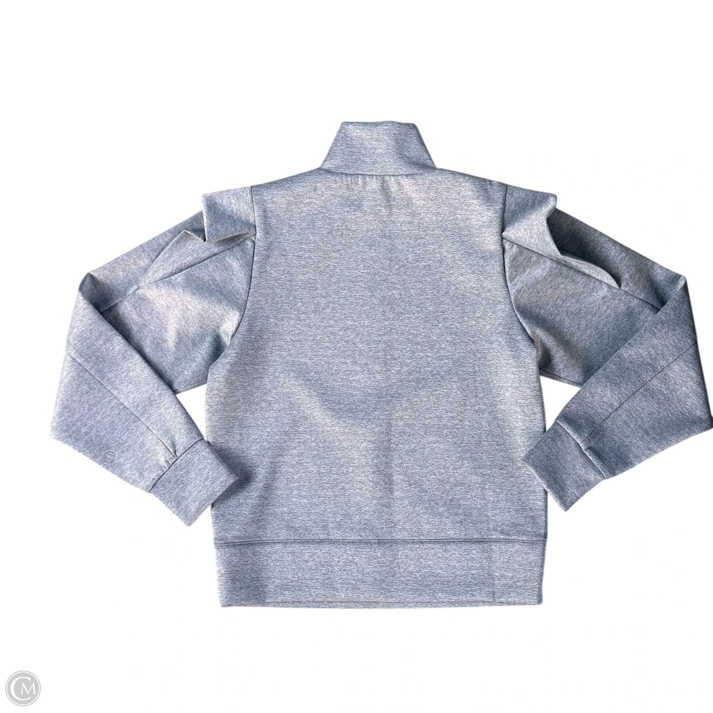 Athletic Sweatshirt Collar By Addison Bay In Grey, Size: S