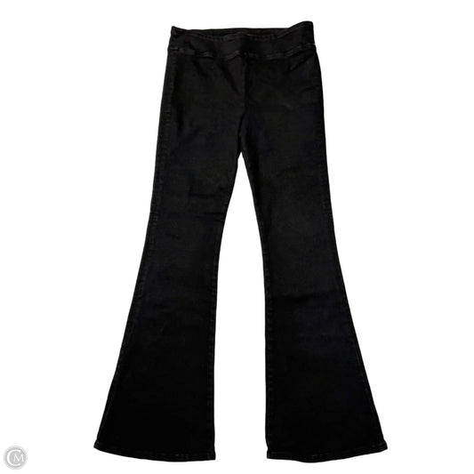 Jeans Flared By Frame In Black Denim, Size: 2