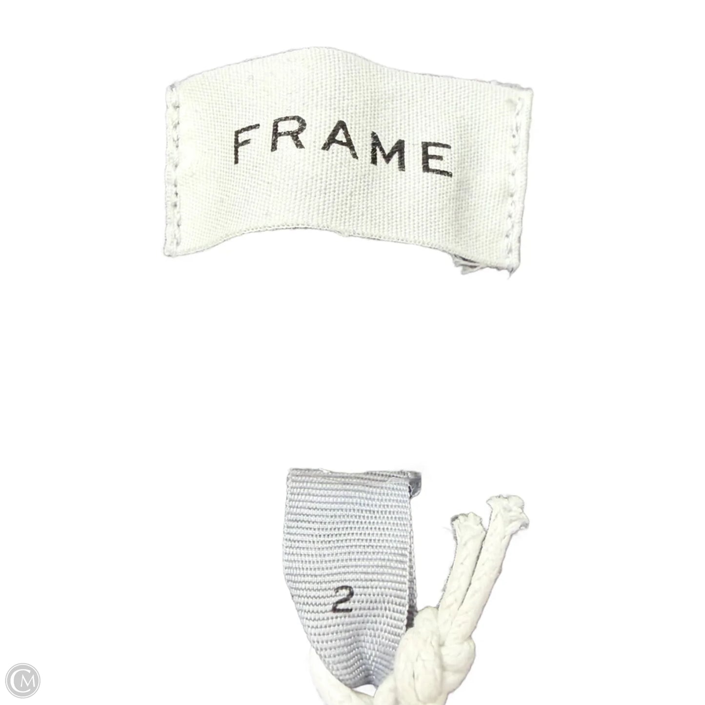 Jeans Flared By Frame In Black Denim, Size: 2