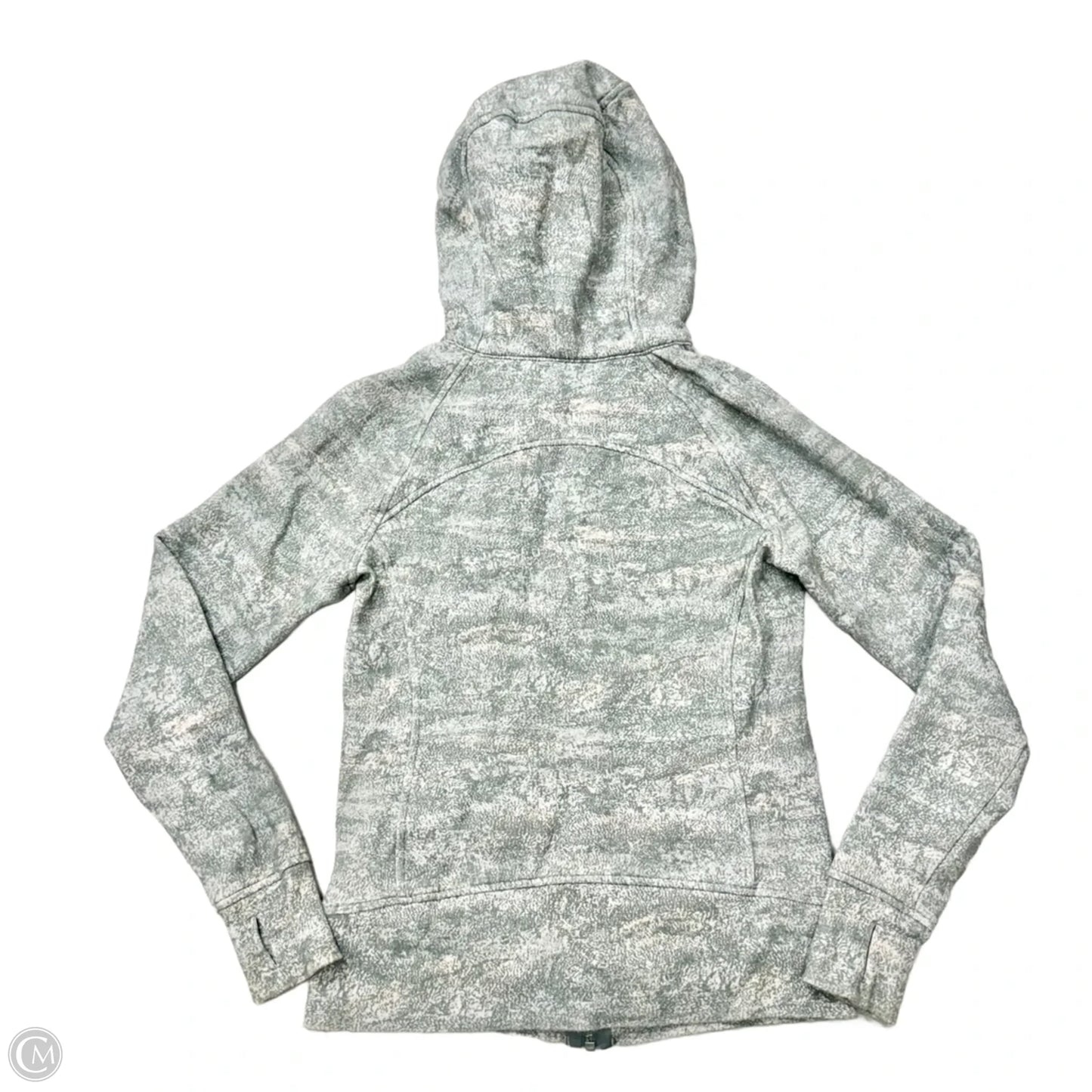 Athletic Jacket By Lululemon In Grey, Size: S