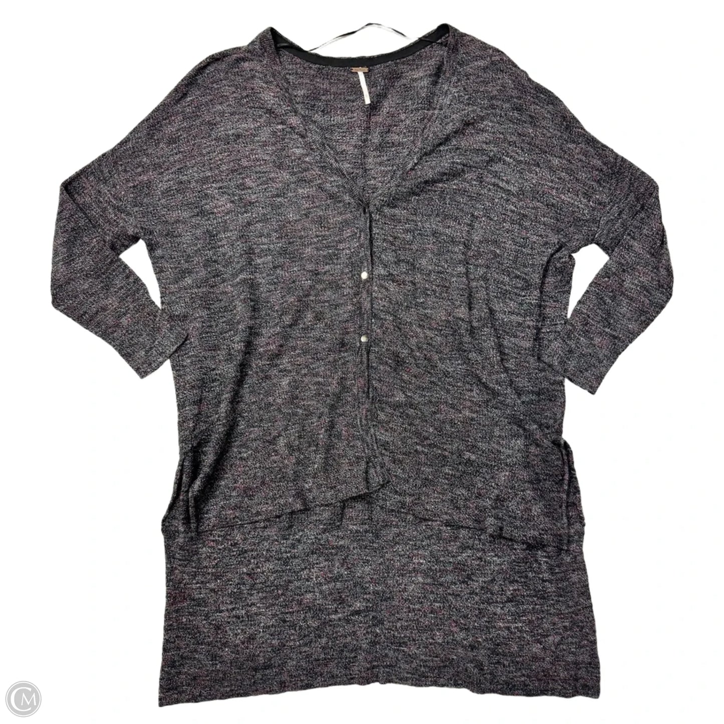 Cardigan By Free People In Black & Red, Size: M