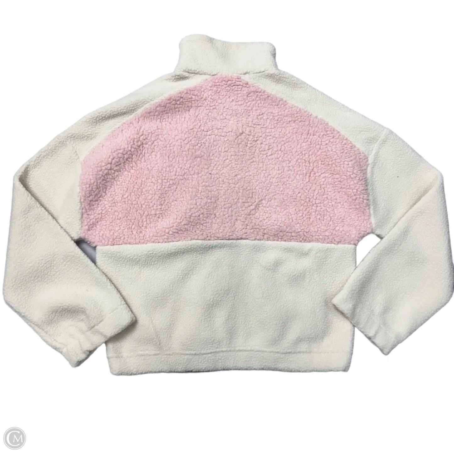 Sweatshirt Collar By Columbia In Cream & Purple, Size: Xs