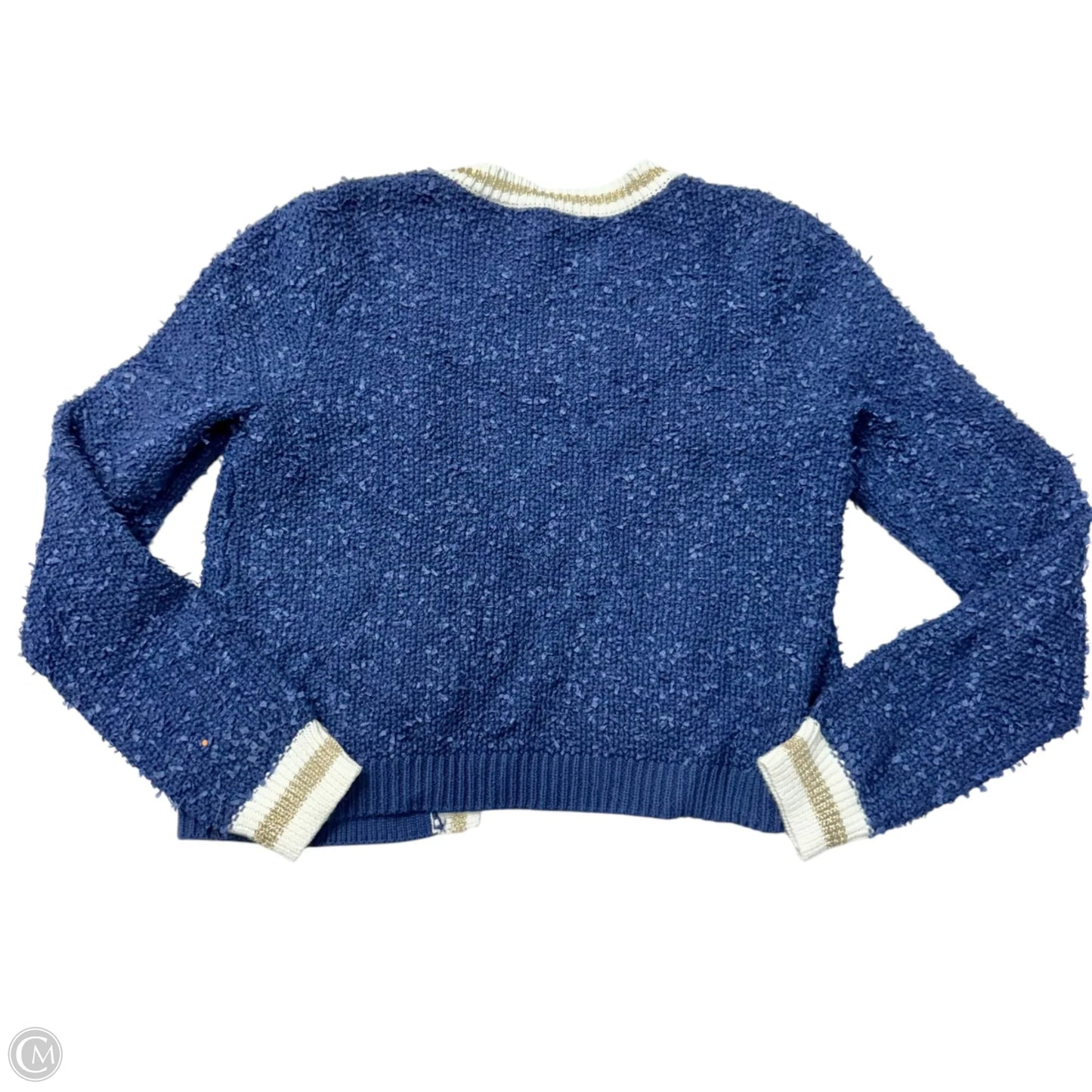 Sweater Cardigan Designer By Lilly Pulitzer In Navy, Size: Xs