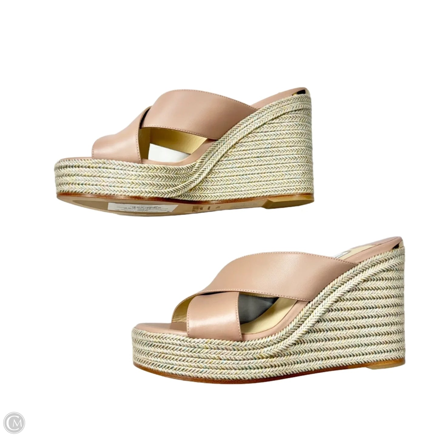 Shoes Luxury Designer By Jimmy Choo In Mauve, Size: 8