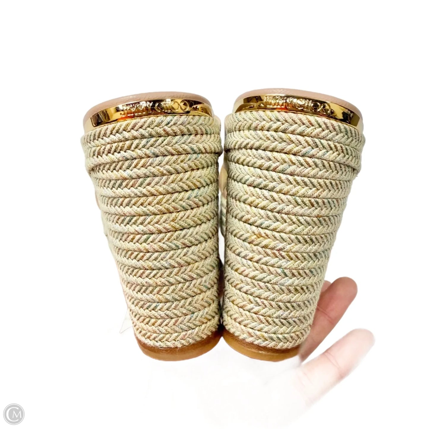 Shoes Luxury Designer By Jimmy Choo In Mauve, Size: 8