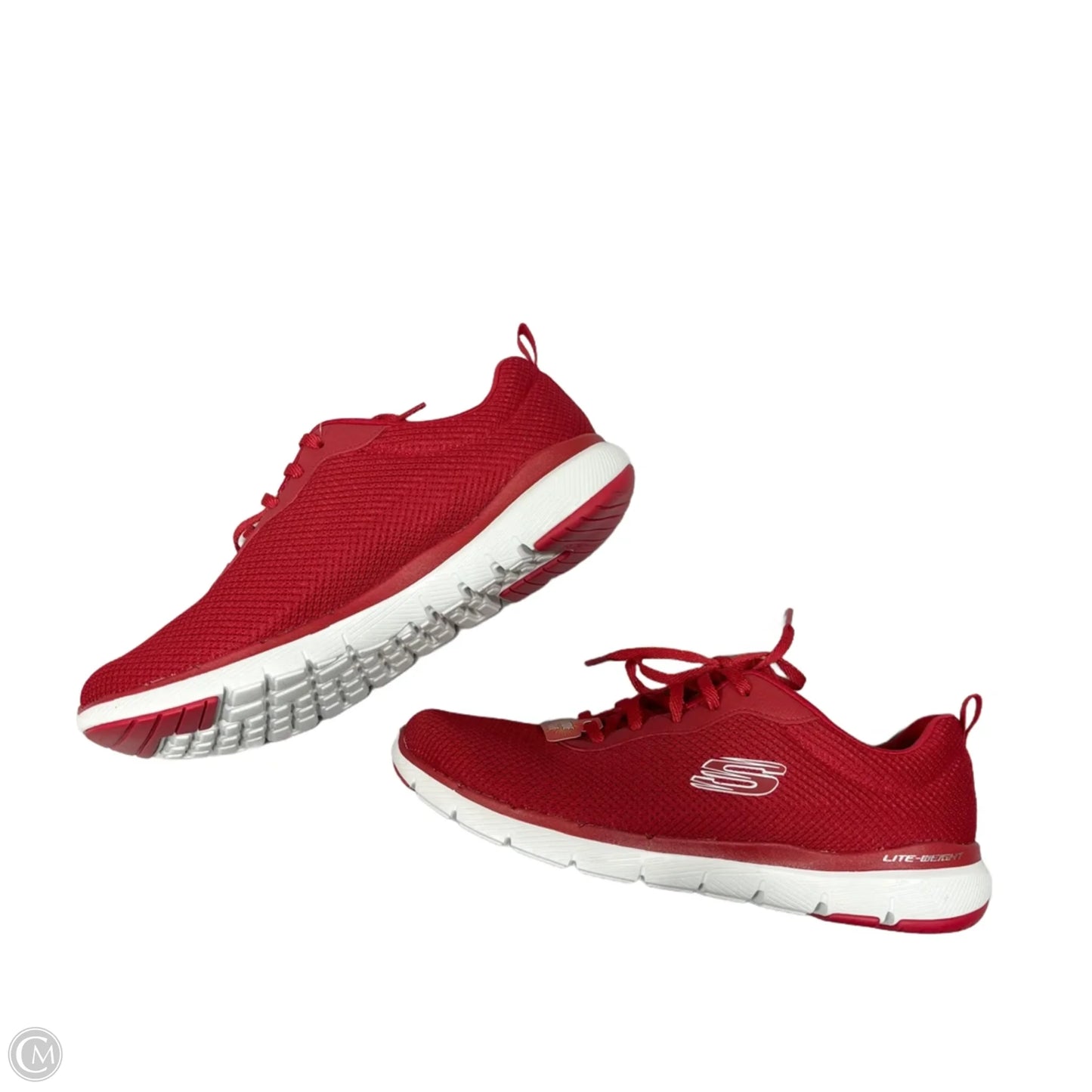 Shoes Athletic By Skechers In Red, Size: 10
