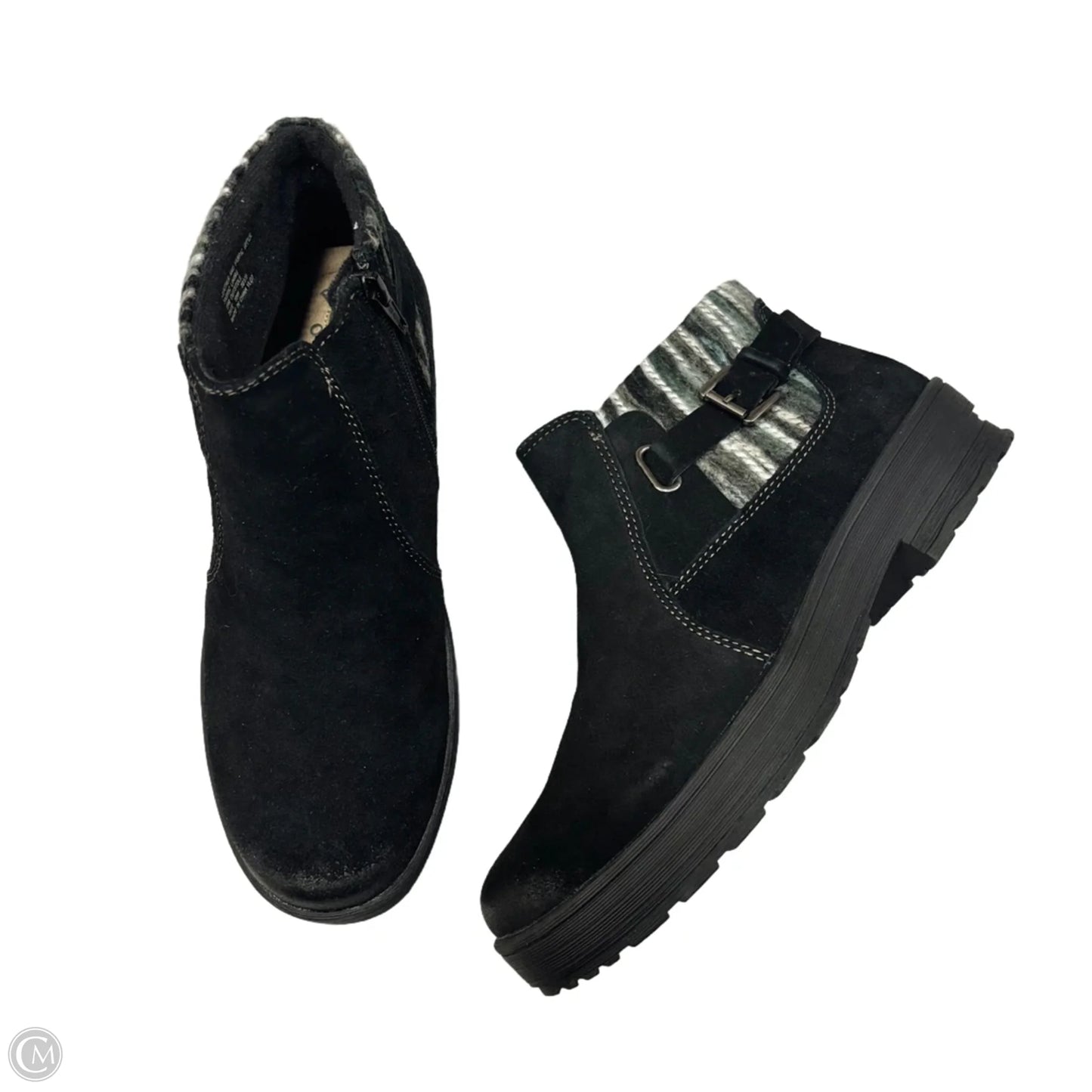 Boots Ankle Flats By Earth Origins In Black, Size: 10