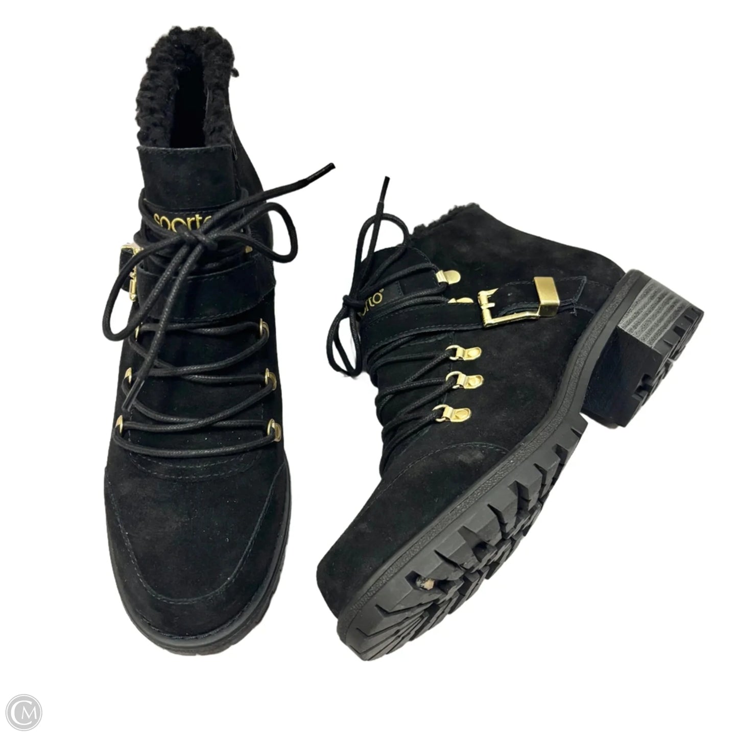 Boots Combat By Sporto In Black, Size: 10