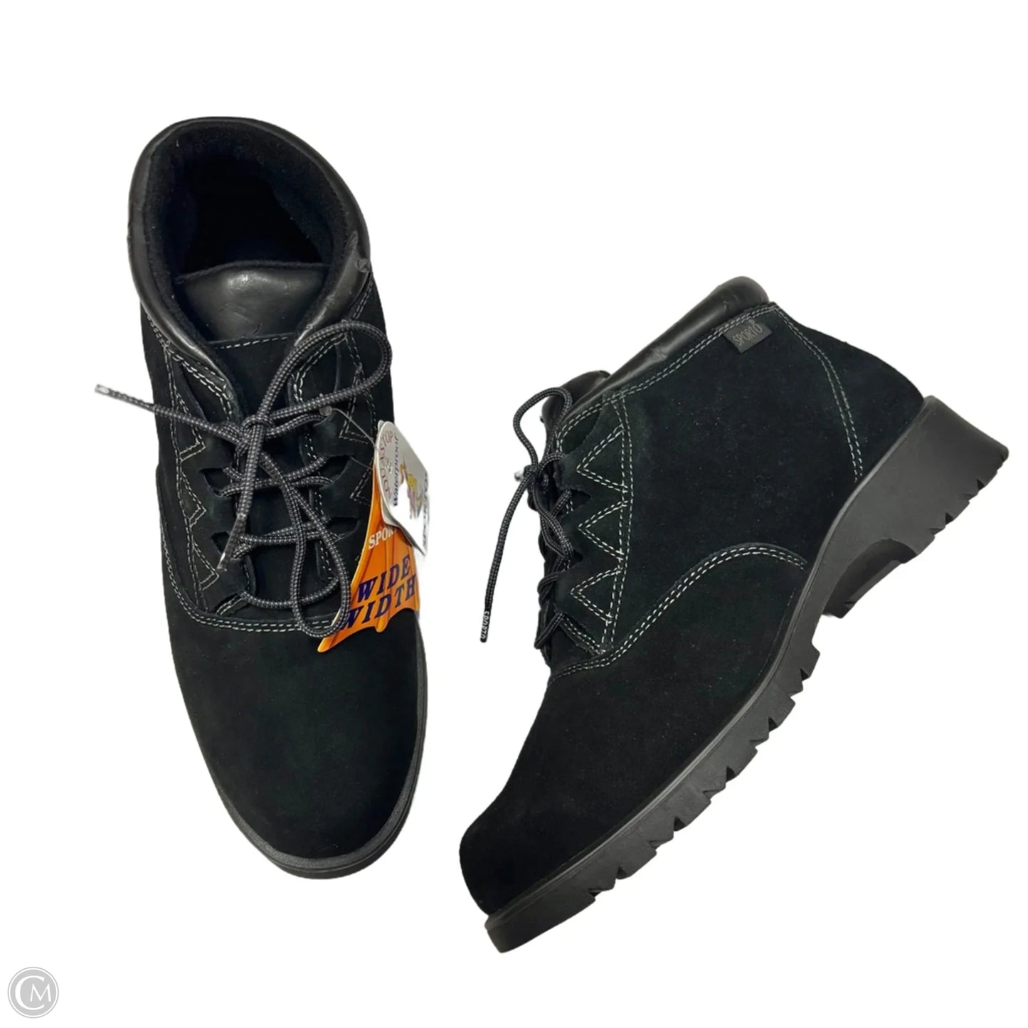 Boots Leather By Sporto In Black, Size: 10