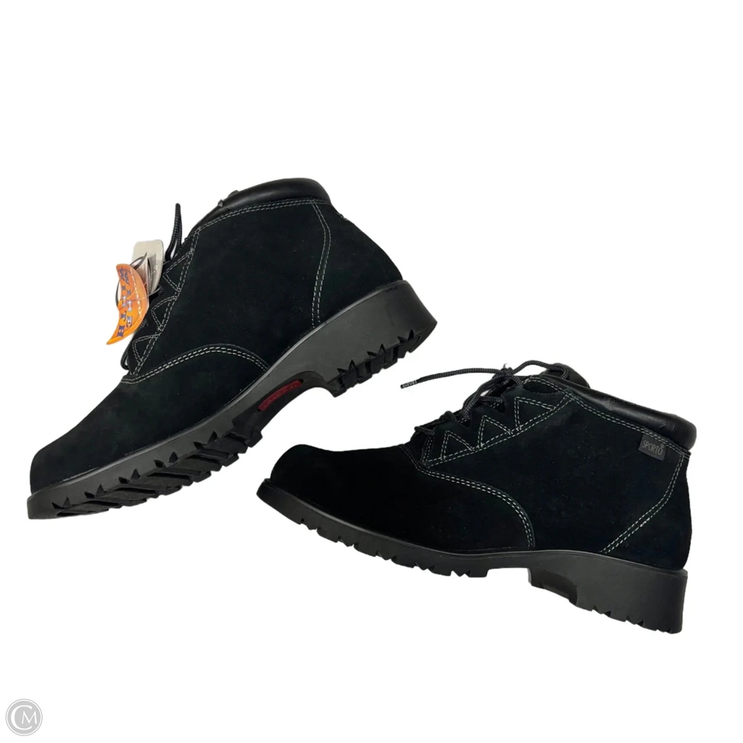 Boots Leather By Sporto In Black, Size: 10