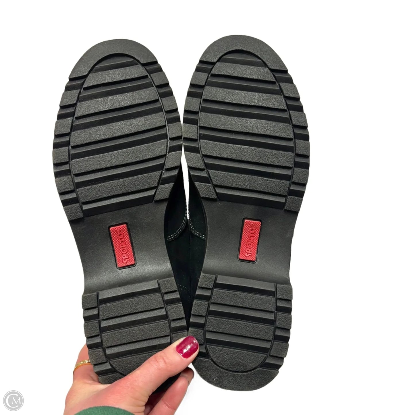 Boots Leather By Sporto In Black, Size: 10