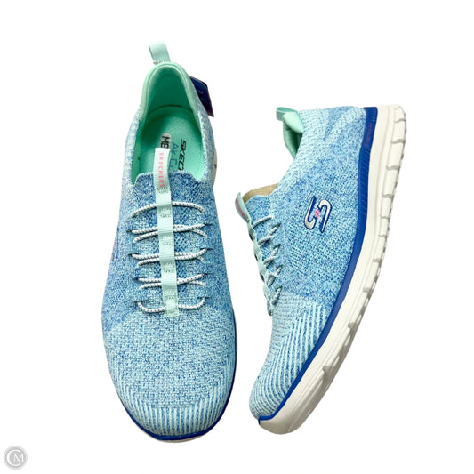 Shoes Athletic By Skechers In Blue, Size: 10
