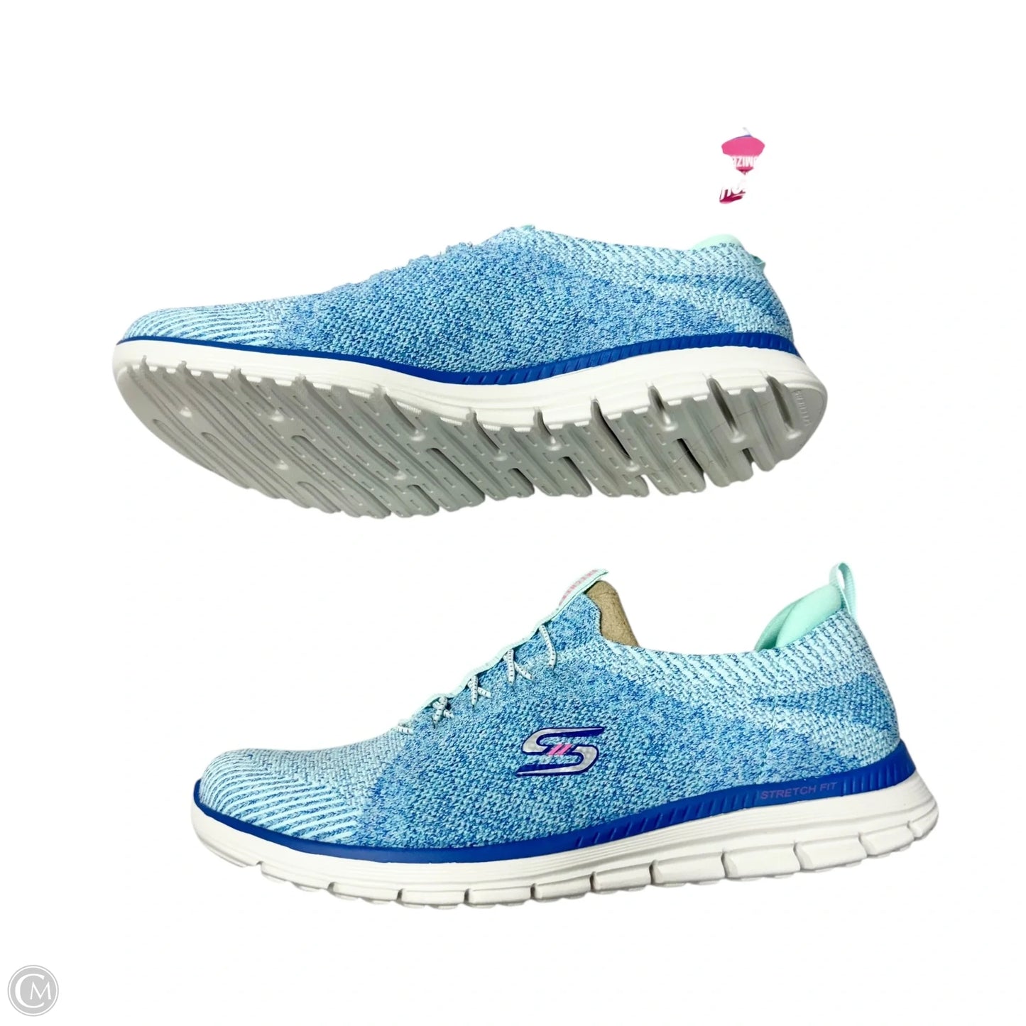 Shoes Athletic By Skechers In Blue, Size: 10