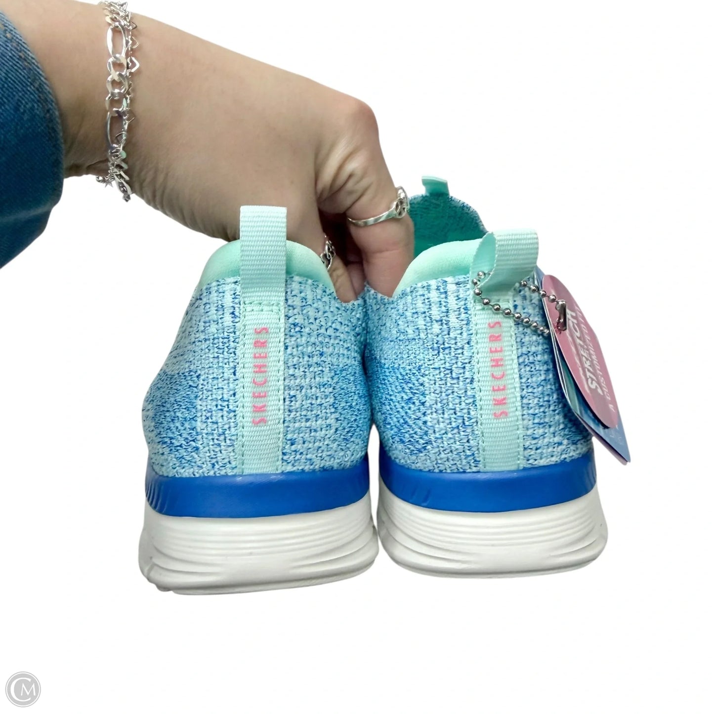 Shoes Athletic By Skechers In Blue, Size: 10