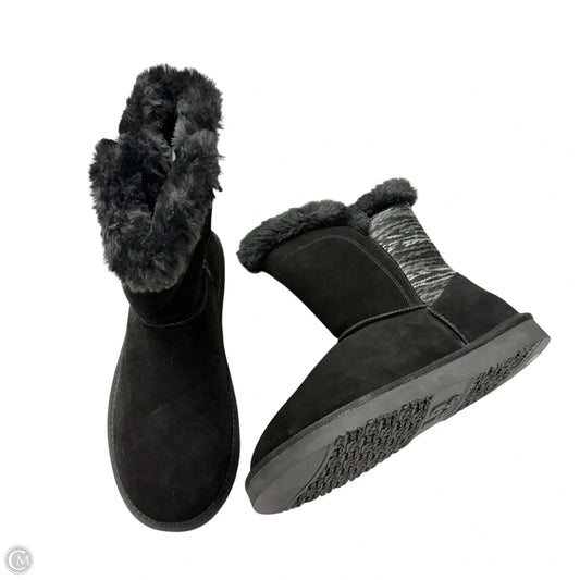 Boots Ankle Flats By Lamo In Black, Size: 10