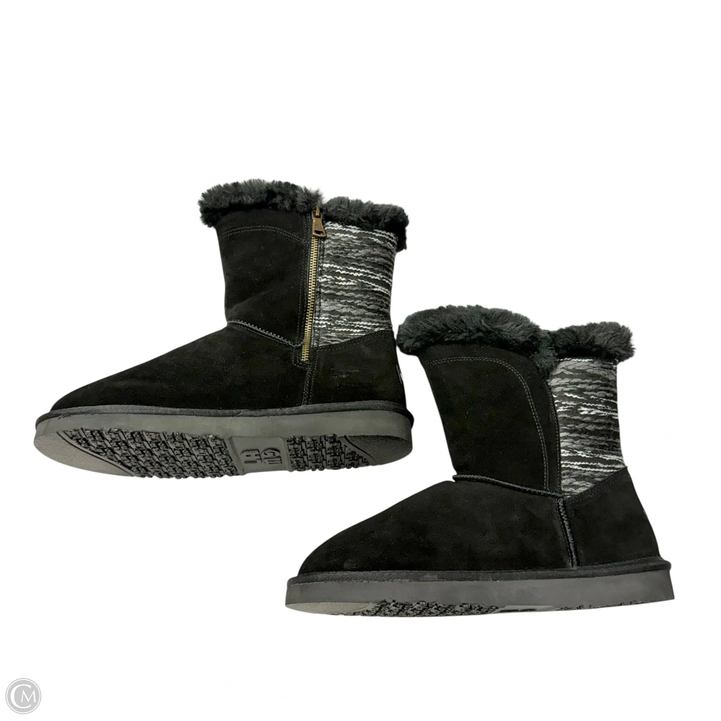 Boots Ankle Flats By Lamo In Black, Size: 10